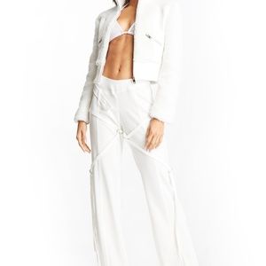 I.AM.GIA Trixie Cropped Jacket in White